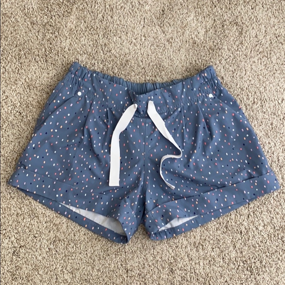lululemon blue dot shorts